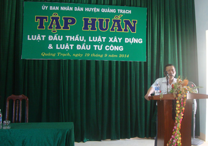 Bế giảng Khóa tập huấn Quản lý dự án và đấu thầu tại Hà Tĩnh